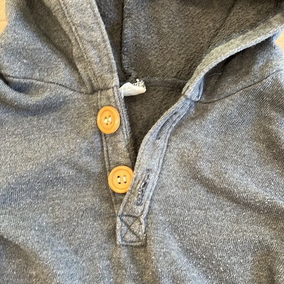 Lulu + Roo gray hooded sweatshirt - Picture 3 of 6